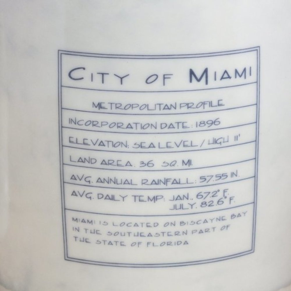 Starbucks Mug MIAMI Architectural 18oz - Picture 5 of 6